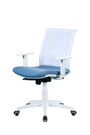 Кресло Рондо/П Ткань кат. 1 пластик белый/база пластик