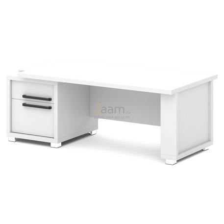 Кабинет руководителя Стол руководителя с одной тумбой L-114пр/л