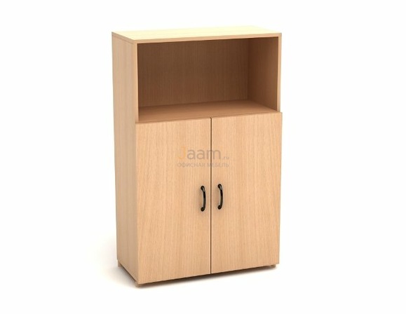 Мебель для персонала Офисный шкаф низкий с открытой полкой К9